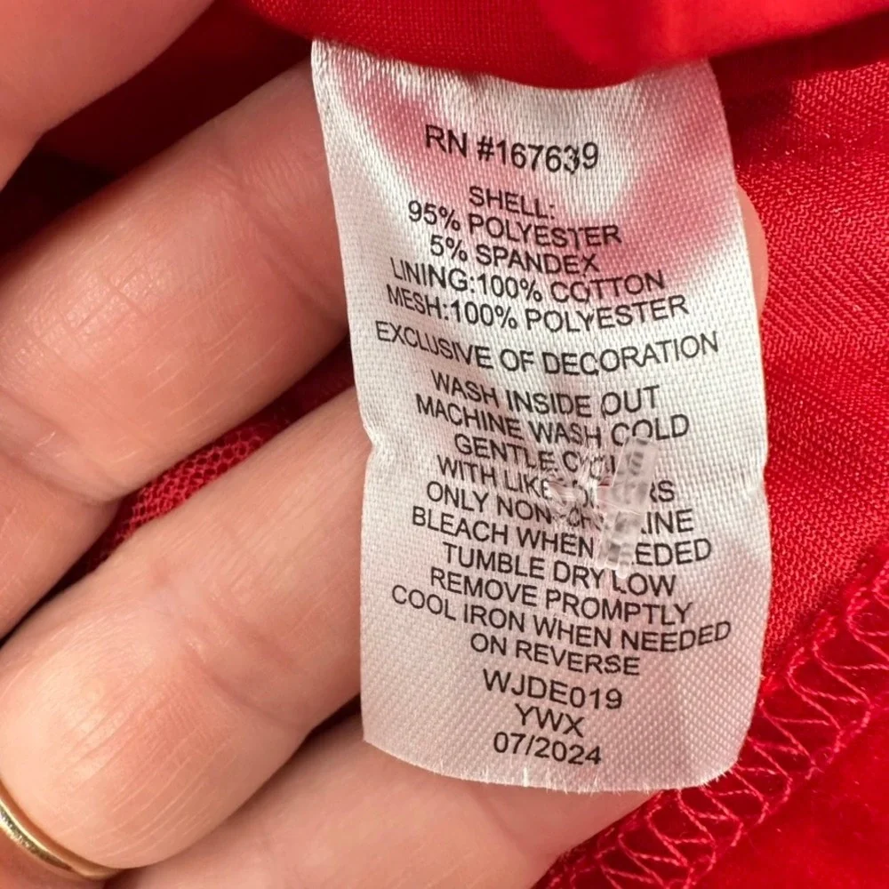 Sammy + Nat Baby Girls Red Velvet Christmas Dress‎ Outfit 6/12M Plaid Bow NWT - Picture 8 of 10